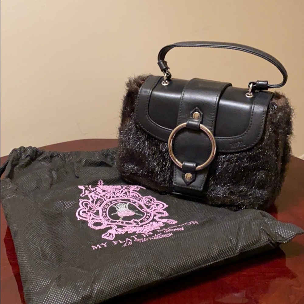 My Flat In London Purse Faux Fur
